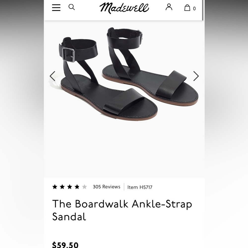 BRAND NEW Madewell Sandals